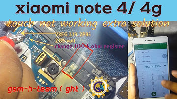 xiaomi note 4/4g touch not working extra solution 1000% in 2020 #gsm h team ( ght )