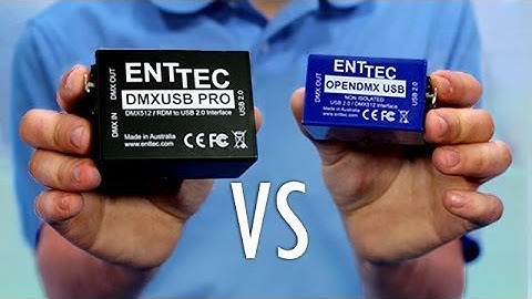 Enttec DMX USB Pro vs Enttec Open