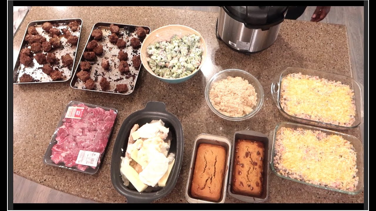 Meal Prep During PANTRY CHALLENGE - YouTube