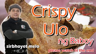 Crispy ulo ng Baboy