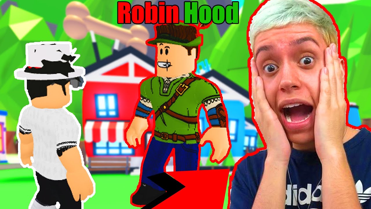 CRIAMOS O PERFIL DO ROBIN HOOD GAMER NO ROBLOX! 