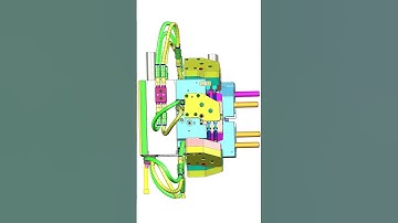 Multiple slider core-pulling structures and injection molds with thread twist teeth