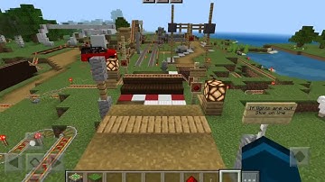 part one How to build 2 Railroad crossings in minecraft real hard easy