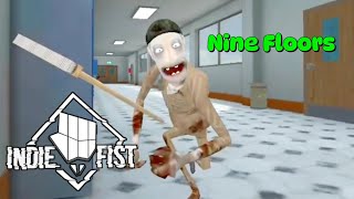 Sound Effects When The Enemy Caught You In Nine Floors | Indiefist New Horror Game 2024
