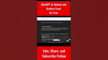 ChatGPT om gratis Excel te uploaden en analyseren