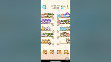 Color Cat Sort Cute Cat Game Level 192 #shorts #shortsfeed #cat #gaming