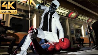 Spider-Man Remastered PC - Mr Negative Train Fight (4K 60FPS)
