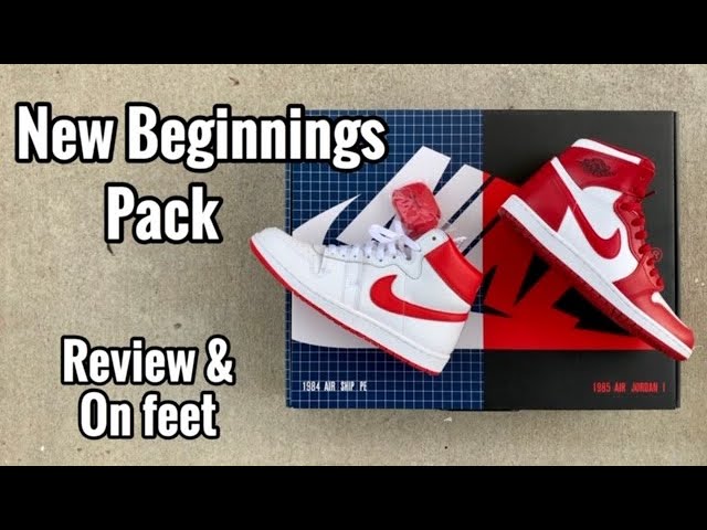 officieel Recreatie Voorzichtig OG Air Jordan 1 / Nike Air Ship New Beginnings Pack Review (First Look) -  YouTube