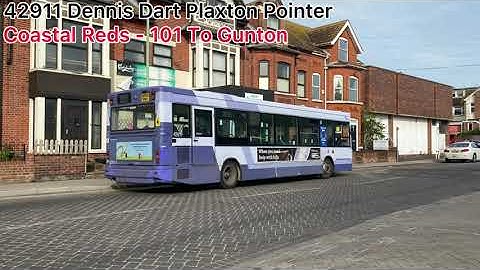 Dennis Dart Plaxton Pointer 2 - 42911 WX05 RVV | 101 To Gunton
