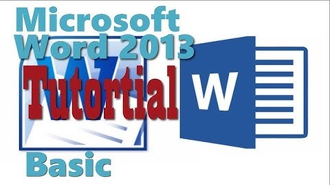 Word 2010 & 2013 Tutorial in Khmer basic beginner How to open Word 2013