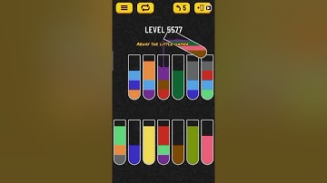 Water sort puzzle level 5577