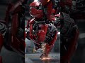 Small Red Plane Transforms Into Giant Robot ✈️😱 AI Mecha Transformation