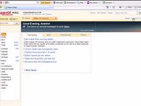 Yahoo Co Uk Mail Setup For Pop Youtube