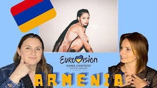 ARMENIA Eurovision 2023 REACTION VIDEO - FUTURE LOVER - Brunette