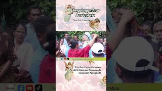 Pengalungan Arca Bunda Maria di Stasi San Yopes Woromboa ❤️ #katolikkukeren #bundamaria #Chatolic