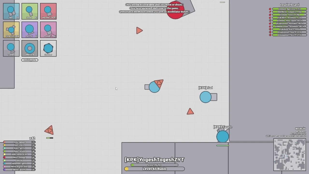 arras.io clan wars kpk #oa 