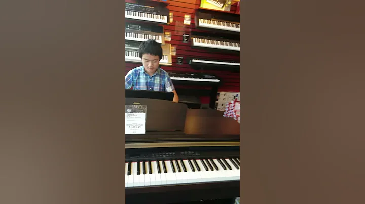 Playing piano