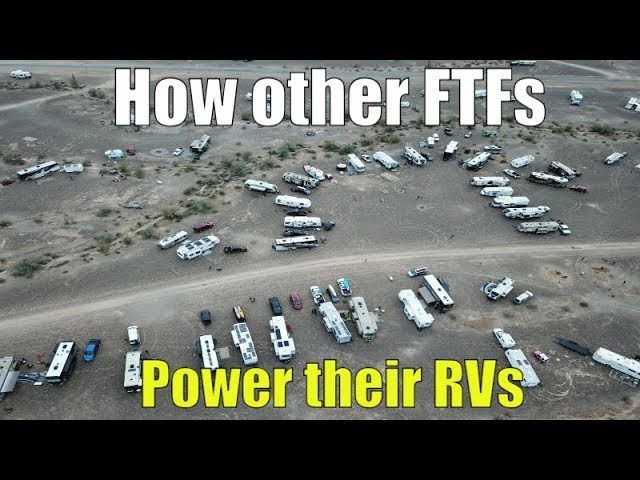 How other Fulltime Families make power | boondocking in Quartzsite AZ