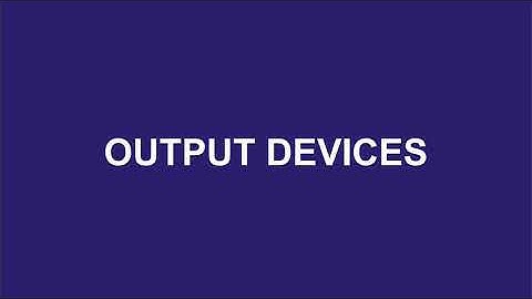 Output devices - Projector and Plotter class6lesson5