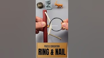 A Simple Way to Solve the Trapped Ring Problem #puzzle #tutorial #shorts