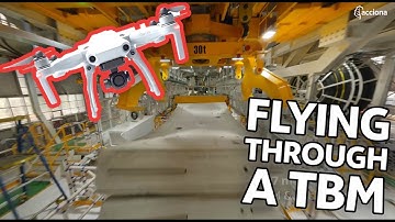 Flying through a Tunnel Boring Machine!