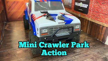 Overland RC Action / Element Enduro 24 mini crawler park test run