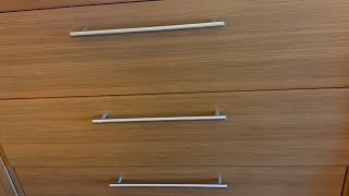 Ravinte 10 Pack 12-3/5 Inch Kitchen Square Cabinet Handles Satin Nickel Pulls Brushed Nickel Kitchen