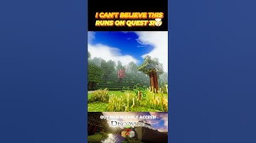 HOW IS THIS RUNNING ON QUEST 3⁉️🤯Minecraft In #MixedReality‼️ #questcreatorpartner #VR #minecraft