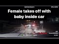 Female takes off from trooper with baby inside car | Trooper and suspect both wreck #policepursuit