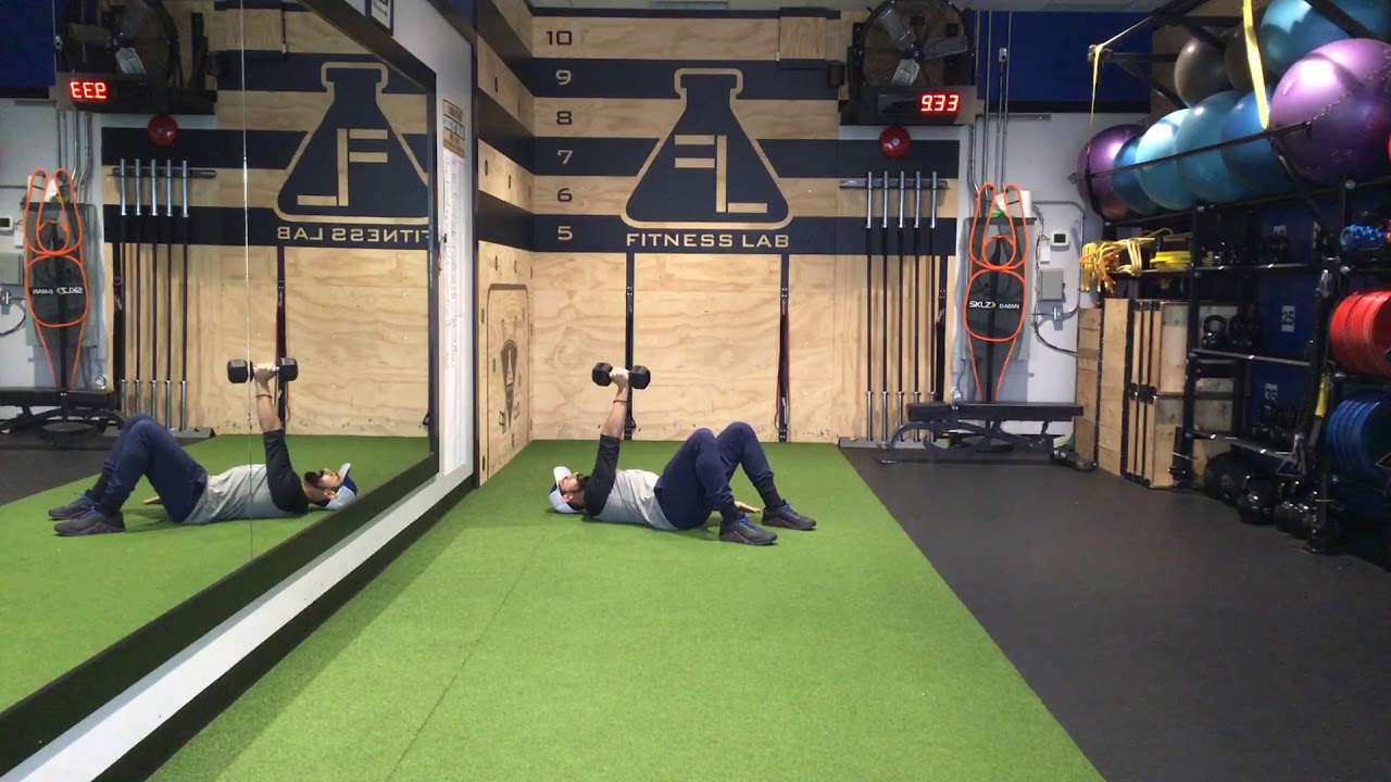 Single Arm Chest Press with Rotation - YouTube