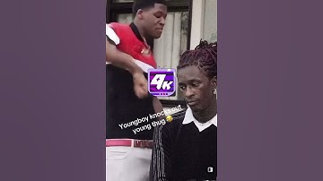 NBA youngboy knocks out young thug 😂😂 #nbyoungboy #funny #viral #tiktok #youngthug
