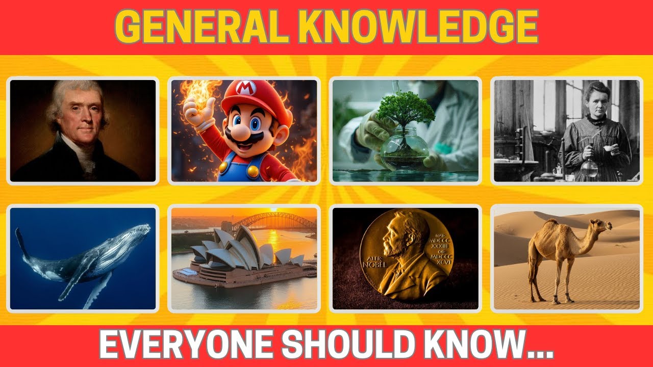 General Knowledge Trivia Quiz 1 🧠 | Questions Everyone Should Know – Do You?