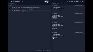 Practical application of the code from the video (string manipulation) from the channel OctuCode screenshot 2