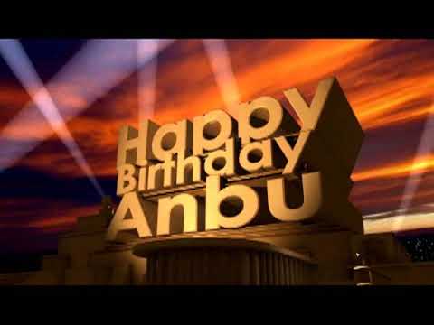 Happy Birthday Anbu