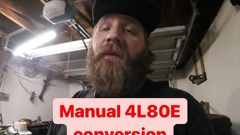 How to manually shift your 4l80E.