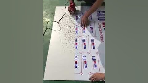 Alumetal Aluminum Composite Panel  Grooving and Bending