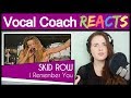 Vocal Coach reacts to Skid Row - I Remember You (Sebastian Bach Live at Wembley Stadium 1991)