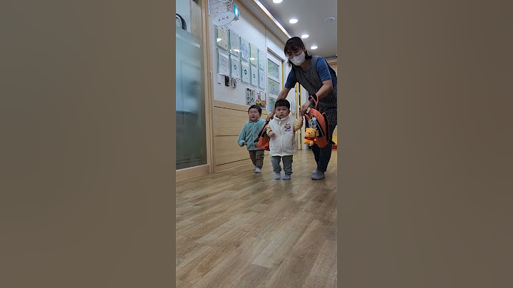 첫 어린이집 등원 울보 도진