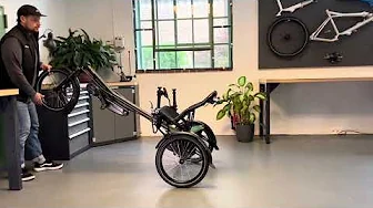 How I park my Kettwiesel ONE upright