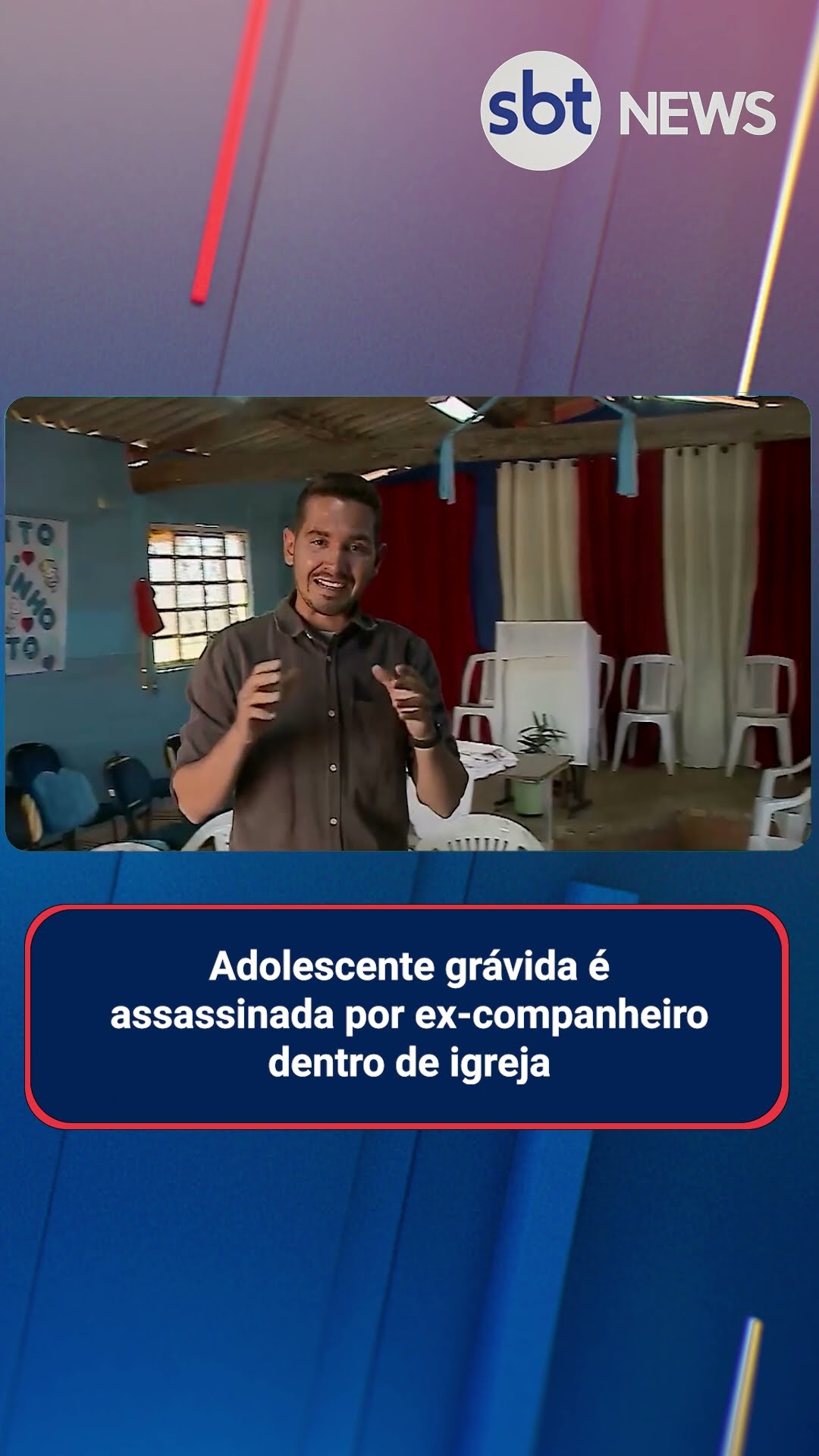 Adolescente grávida é assassinada por ex-companheiro dentro de igreja