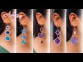 5 easy Stud Earring Design | DIY | 5 min Craft | Hand made jewelry | Art with Creativity