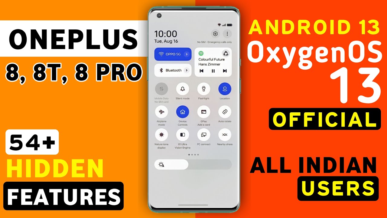 Oneplus 8, 8 Pro, 8T Official OxygenOS 13 Android 13 Update | 54 ...