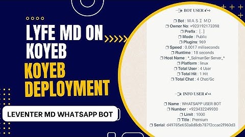 how to deploy bot on koyeb | koyeb deployment | koyeb | wasi tech