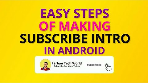 How To Make Subscribe and Bell icon Intro in Android | PixelLab | Kinemaster