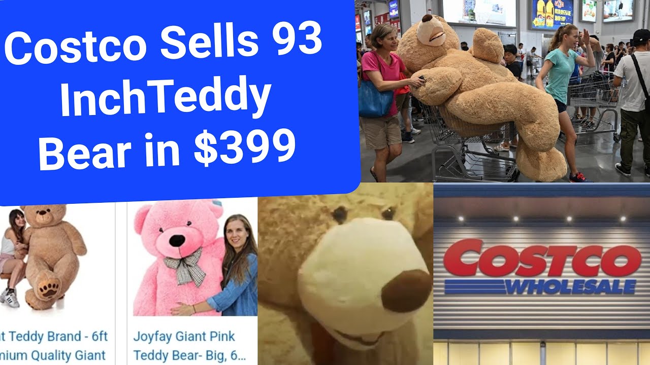 Costco sold 93-inch stuffed teddy bears in $399.99