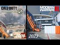 Modern Warfare MW3 (2023) vs Modern Warfare MW2 (2009) clear map comparisons