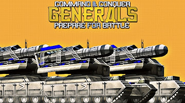 USA Tomahawk vs USA Ridiculous Gameplay (MOD PREPARE FOR BATTLE) C&C Generals Zero Hour