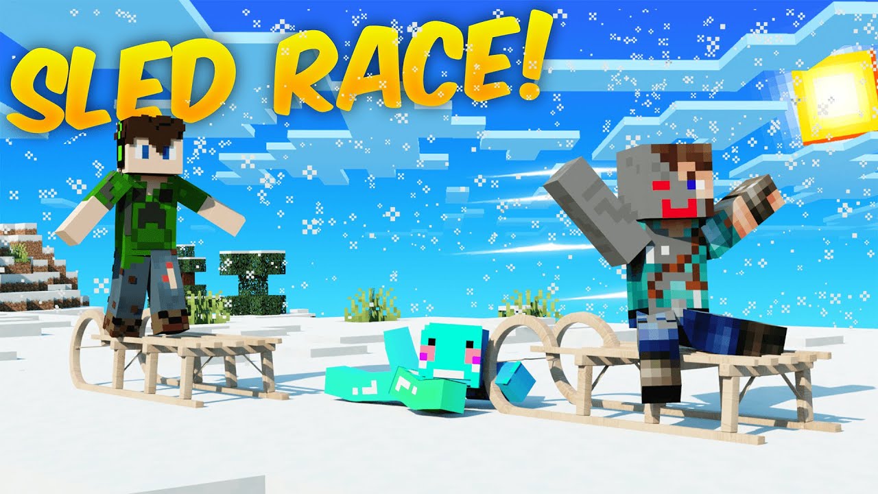 HimLands Gang Sled Race (Noob VS Noob)