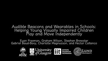 CHI 2017: Audible Beacons and Wearables in Schools