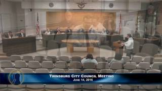 Twinsburg City Council Meeting - June 14, 2016
